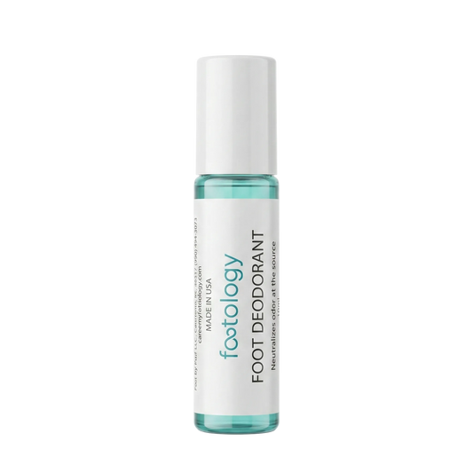 MyFootology roll-on foot deodorant bottle
