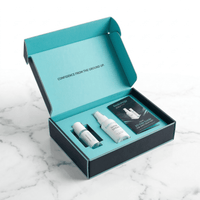 MyFootology Foot Reset Kit unboxing with roll-on, shoe spray, and 30-day guide in branded packaging