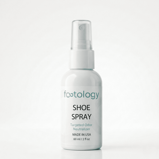 MyFootology shoe spray targeted odor neutralizer bottle