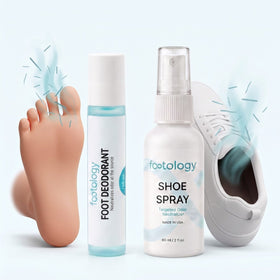 Footology Foot Reset Kit: roll-on for feet and shoe spray for shoes